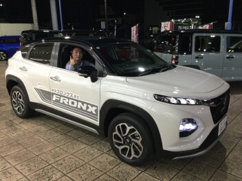 新型フロンクス、試乗受付中です！！